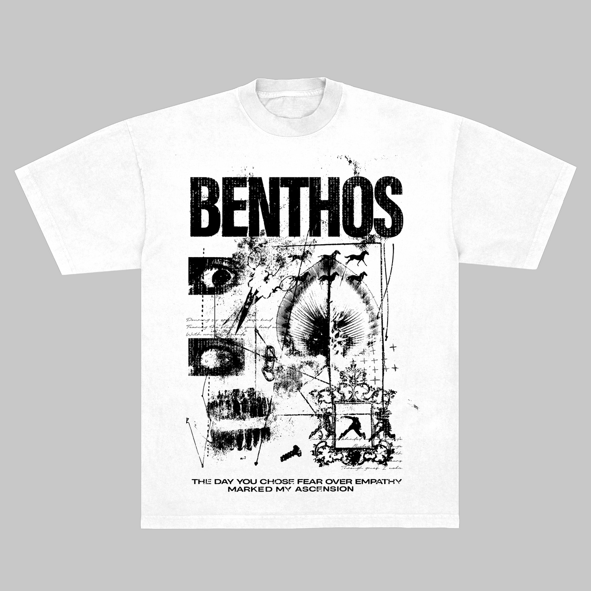 Benthos - Collage T-Shirt - White